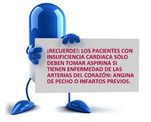 Los antiagregantes plaquetarios son utiles en la Insuficiencia Cardiaca.