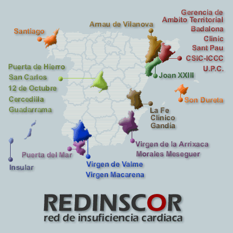 Centros de la Red de Insuficiencia Cardiaca REDINSCOR